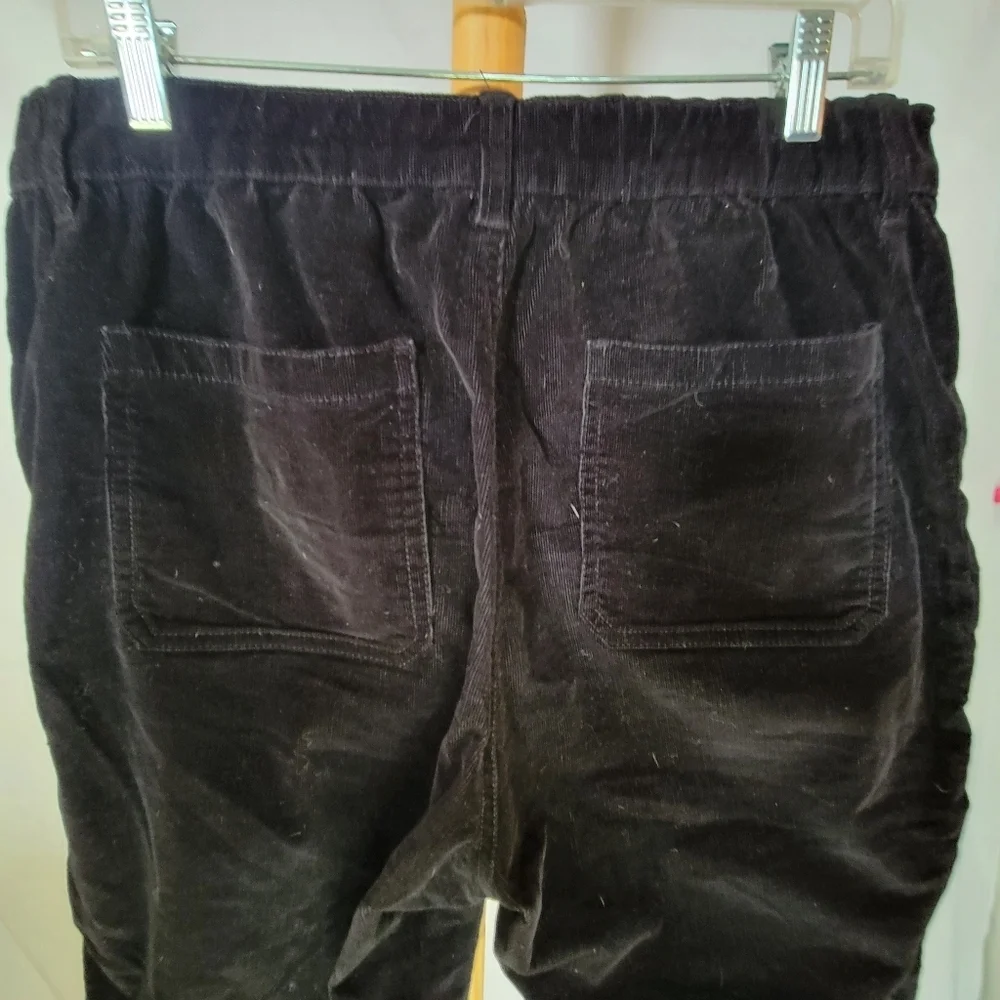 Joe Fresh Women's Black Corduroy Pants Size 10 - Picture 6 of 7